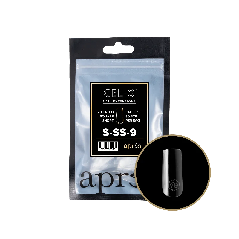 nail repair for nail smoothness breakthroughs-APRES TIP BAG - 9 - SCULPTED SQUARE SHORT