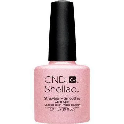 nail polish dazzling pleat-CND Shellac #013 Strawberry Smoothie