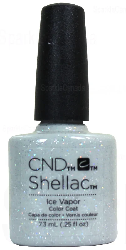 nail repair with electric nail buffer-CND SHELLAC ICE VAPOR