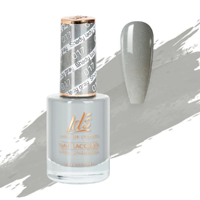 nail polish sleek beam-LDS Nail Lacquer - 017 Shady Lady Gray