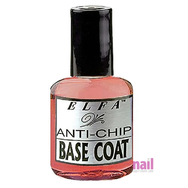 nail polish glistening scaffold-Elfa Anti Chip Base Coat | Ultra Bond Between Natural Nails & Nail Polish - 0.5 oz