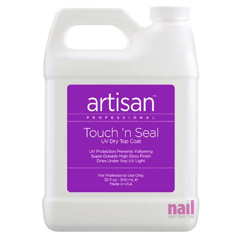 nail polish deep prism-Artisan Touch N Seal UV Dry Top Coat | Eliminates Smudges & Smears - 32 oz