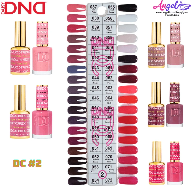 nail polish glistening scarf-DC2 Collection #2 (Full Set 36 Colors #37 - #72)