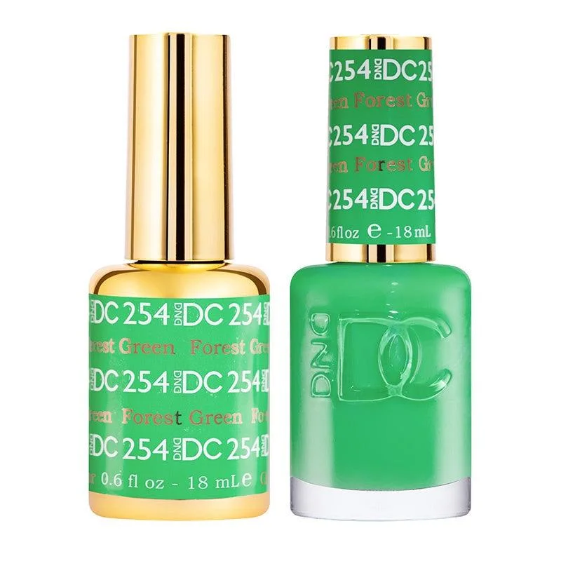 nail polish twinkling globe-DC Duo 254 Forest Green