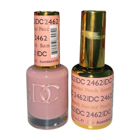 nail repair for nail shine maintenance hacks-#2462 DND DC DUO SHEER COLLECTION - SUMMA'S PEACH