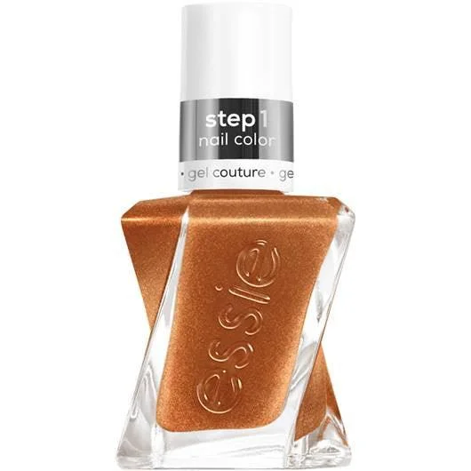 nail polish charred fire-Essie Couture 0414 What'S Gold Is New