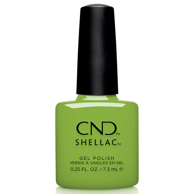 nail polish cool quilt-CND Shellac #042 Meadow Glow