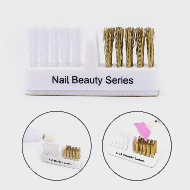 nail polish suave mantel-Nail Drill Bit - Metal Cleaning Brush