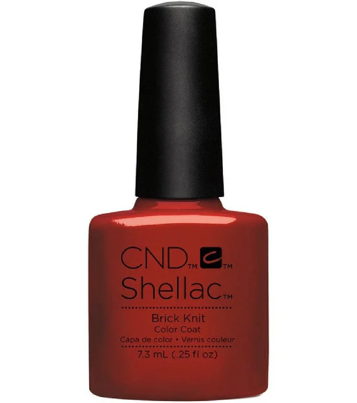 nail polish gleaming wave-CND Shellac #154 Brick Knit