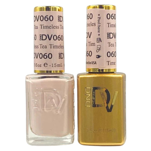 nail polish shimmering tulle-DIVA Duo DV060 Timeless Tea