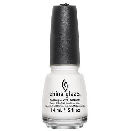 nail polish glistening timber-China Glaze - Snow 0.5 oz - #80411