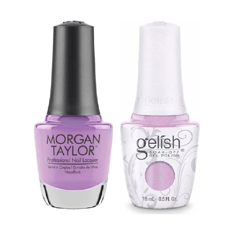 nail polish refined chandelier-Gelish GE 295 - All The Queen's Bling - Gelish & Morgan Taylor Combo 0.5 oz