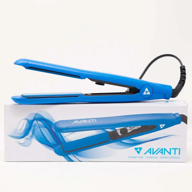 nail repair with ergonomic nail file-AVTTBC AVANTI FLAT IRON (BLUE)