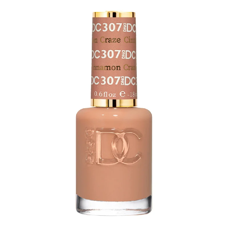 nail polish cool lantern-DND DC Nail Lacquer - 307 Cinnamon Craze