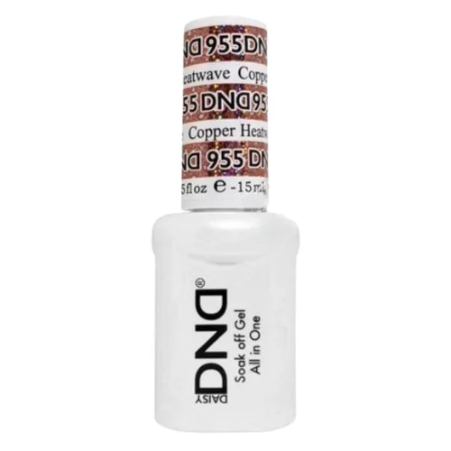 nail repair for nail shine restoration hacks-DND Super Platinum Collection - 955 Copper Heatwave