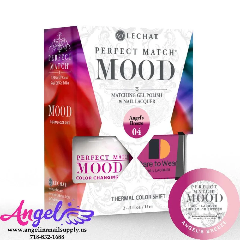 nail polish hot glow-Lechat Mood Gel Duo 04 Angel's Breeze