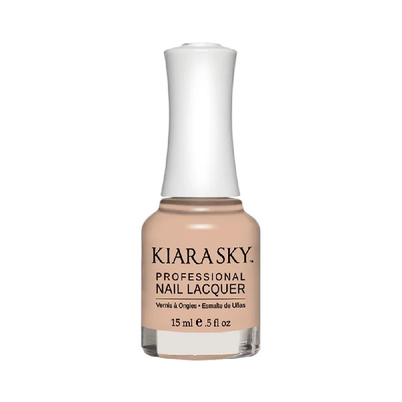 nail polish elegant pool-Kiara Sky Nail Lacquer - 431 Creme D Nude