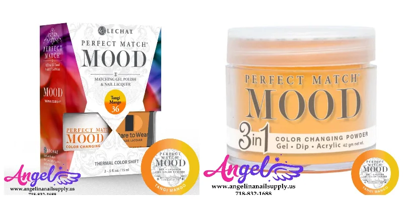 nail polish soft ledger-Lechat Perfect Match Mood 3in1 Combo 36 Tangi Mango