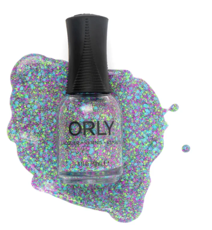 nail polish sparkling map-Orly Confetti "Dancing Queen"