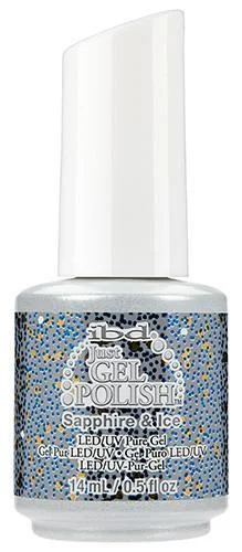 nail polish chic ice-IBD Gel 918 Sapphire & Ice