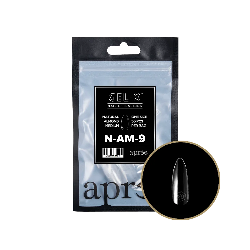 nail repair with clinically-proven cream-APRES TIP BAG - 9 - NATURAL ALMOND MEDIUM