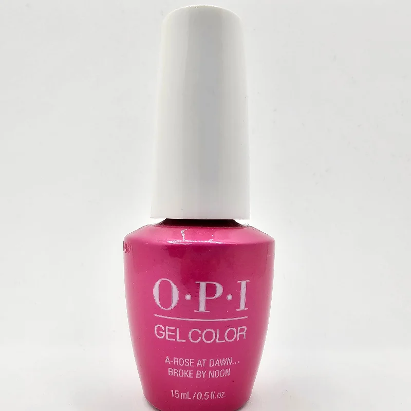 nail repair with exclusive nail treatment-OPI Gel Color GC V11 - A-ROSE AT DAWN...BROKE BY NOON