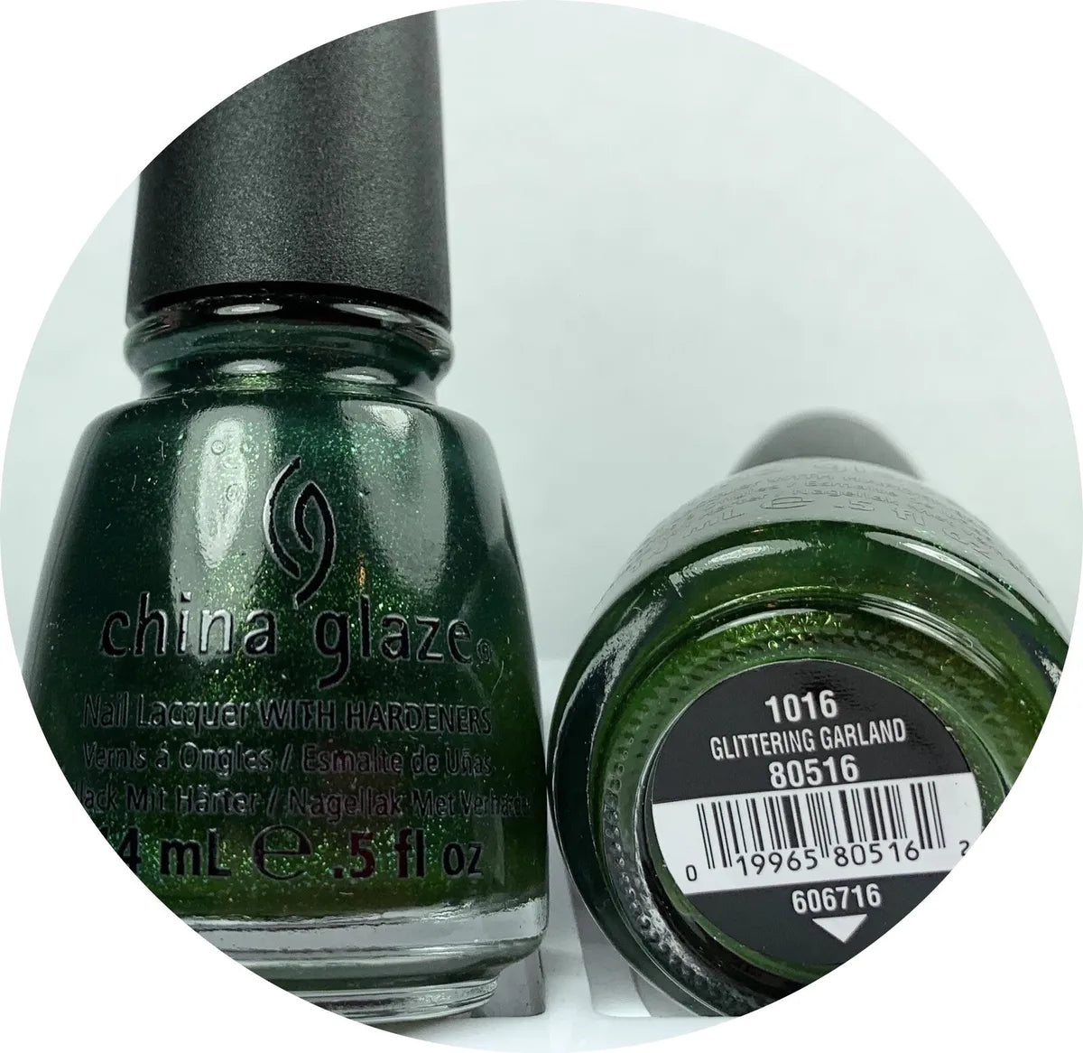 nail repair for nail care restoration-China Glaze Polish - GLITTERING GARLAND 80516