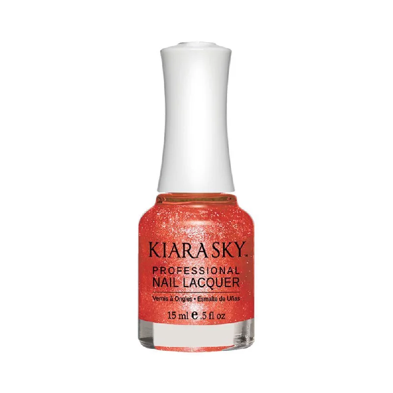 nail polish dazzling dusk-Kiara Sky Nail Lacquer - 424 Im Not Red E Yet