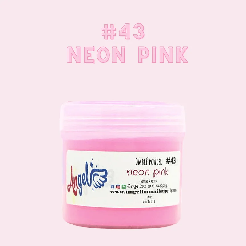 nail polish beaming geyser-Angel Ombre Powder 43 Neon Pink