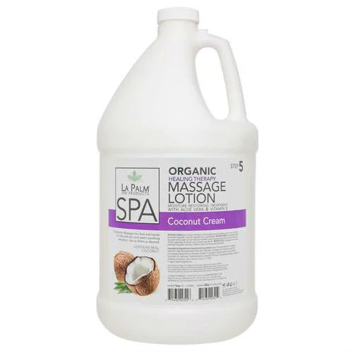 nail repair for nail toughness solutions-LAPALM SPA MASSAGE LOTION (COCONUT CREAM) 1 GALLON