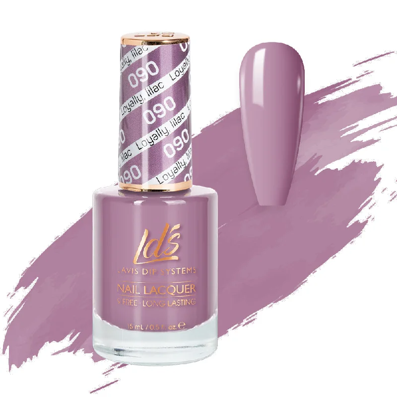 nail polish suave pliers-LDS Nail Lacquer - 090 Loyally, Lilac