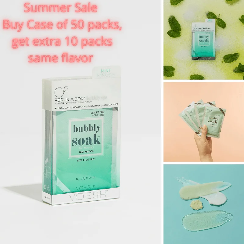 nail polish radiant whisper-VOESH Mint Mimosa (Case of 50 packs + get extra 10 packs FREE same flavor)