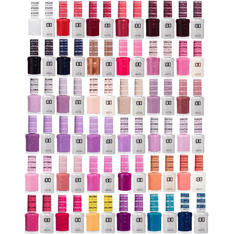 nail polish bold check-DND3 Collection #3 (Full Set 36 Colors #473 - #491)