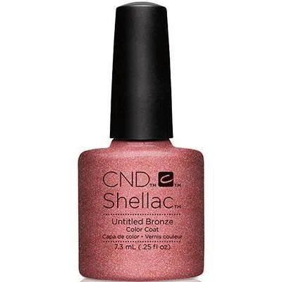 nail polish sharp fog-CND Shellac #137 Untitled Bronze