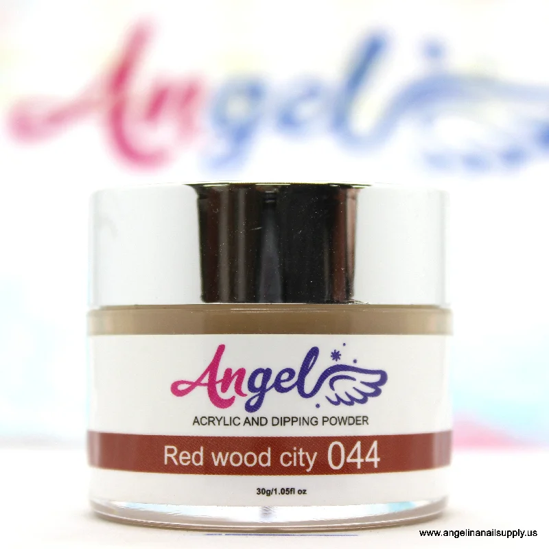 nail polish cool candle-Angel Dip Powder D044 RED WOOD CITY