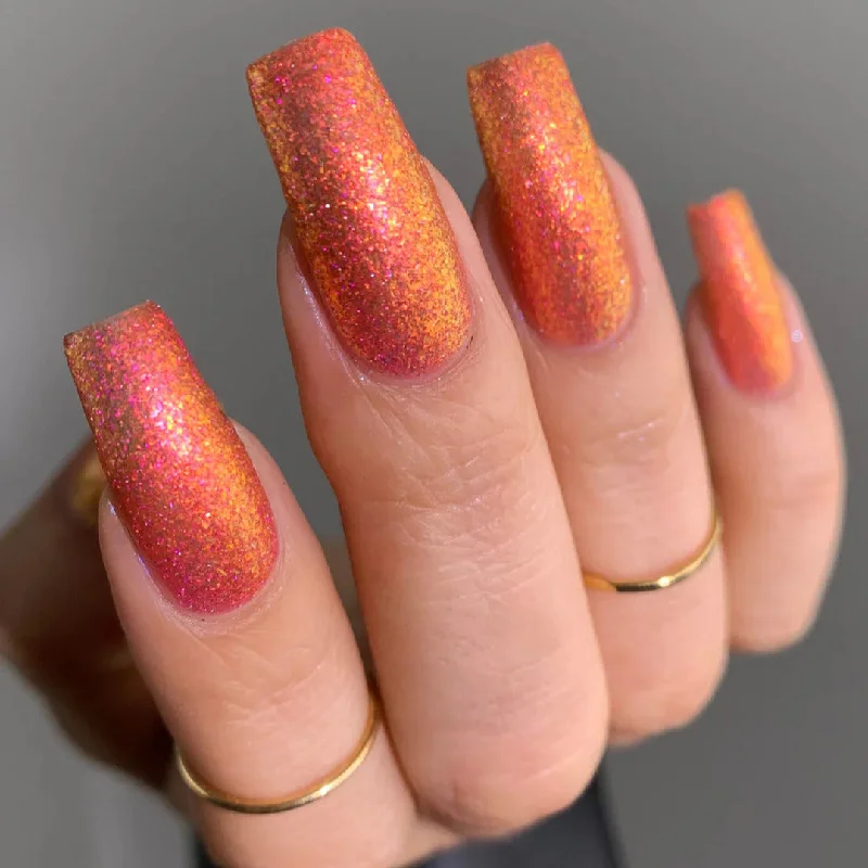 nail polish shimmering structure-Mooncat - Molten Lava