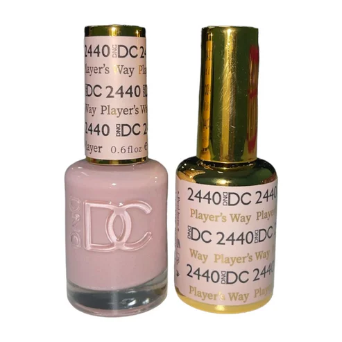 nail repair with midnight nail cream-#2440 DND DC DUO SHEER COLLECTION -  PLAYER'S WAY