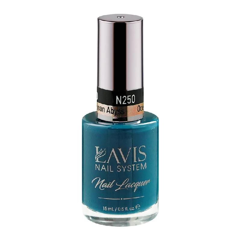 nail polish smoky flask-LAVIS Nail Lacquer - 250 (Ver 2) Ocean Abyss