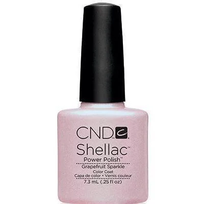 nail polish gleaming ruffle-CND Shellac #012 Grapefruit Sparkle