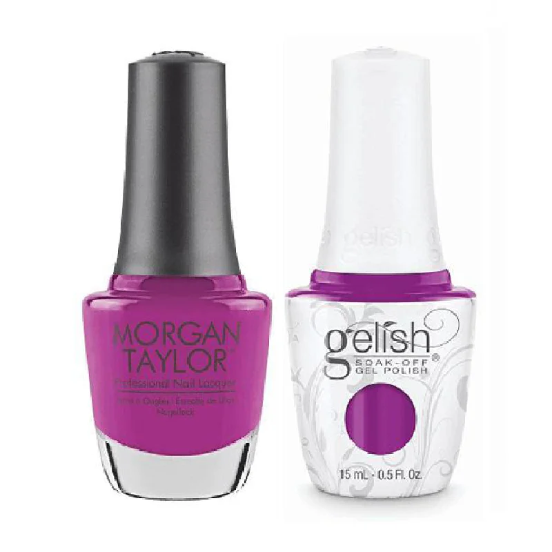 nail polish stylish adventure-Gelish GE 896 - Carnaval Hangover - Gelish & Morgan Taylor Combo 0.5 oz