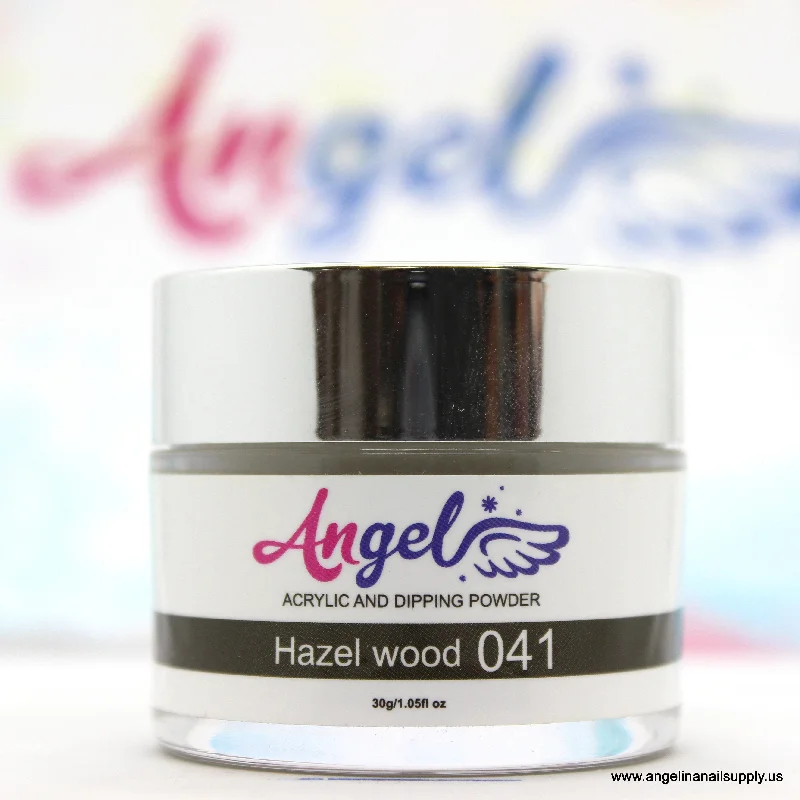 nail polish hot glow-Angel Dip Powder D041 HAZEL WOOD