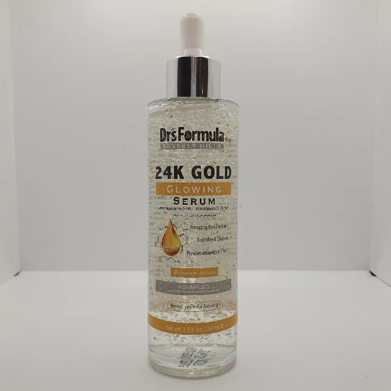 nail repair with Wet n Wild oil-DRS FORMULA 24K GOLD GLOWING SERUM 100 ML