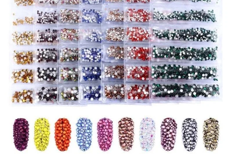 nail polish sleek trail-Diamond Mix Size Package