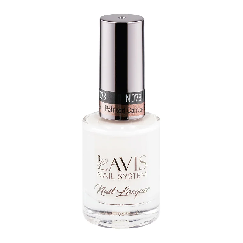 nail polish warm torch-LAVIS Nail Lacquer - 078 Painted Canvas