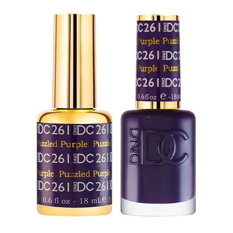 nail polish cool tome-DC Duo 261 Puzzled Purple