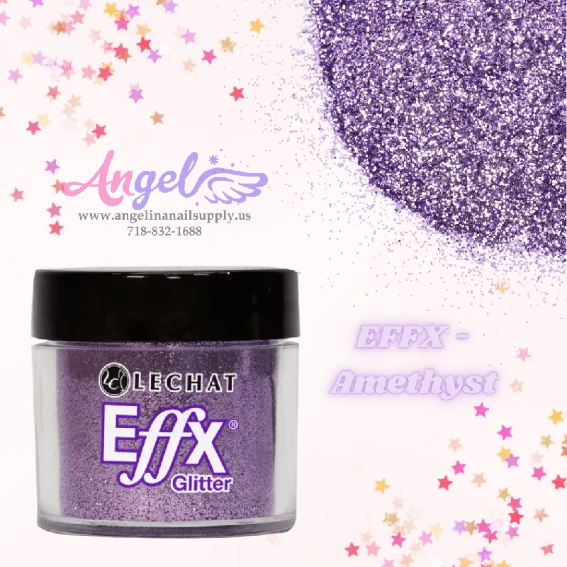 nail polish elegant sleet-Lechat Glitter EFFX-15 Amethyst