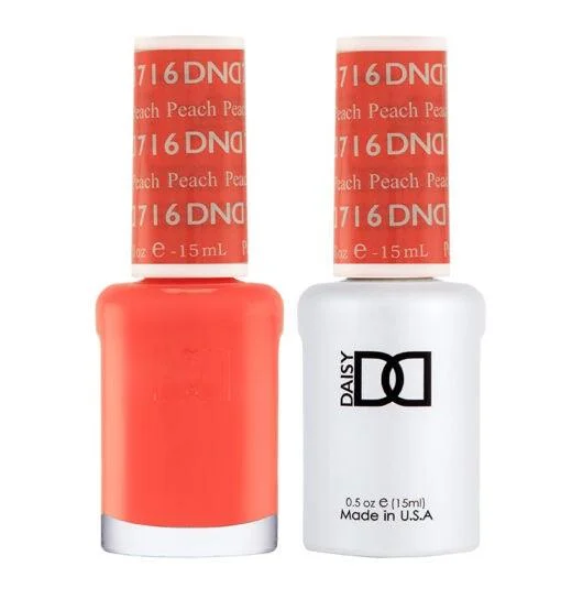 nail polish warm shade-Dnd Gel 716 Peach