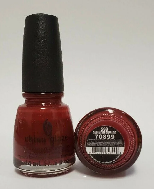 nail repair for nail care advancements-China Glaze Polish - ONE MORE MERLOT 70899