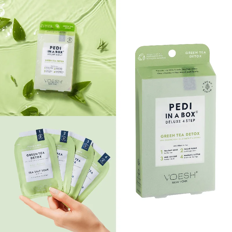 nail polish vivid table-VOESH Green Tea Detox (Case of 50 packs + get extra 10 packs FREE same flavor)