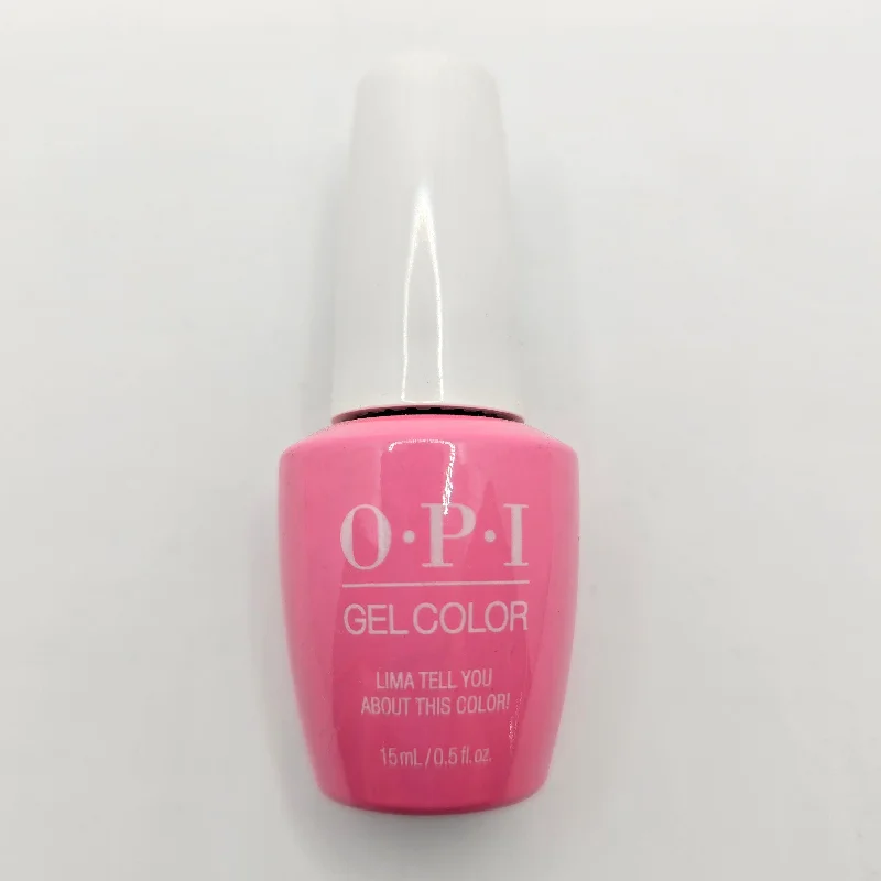 nail repair with economical nail oil-OPI GC P30 - GEL COLOR LIMA TELL YOU ABOUT THIS COLOR!